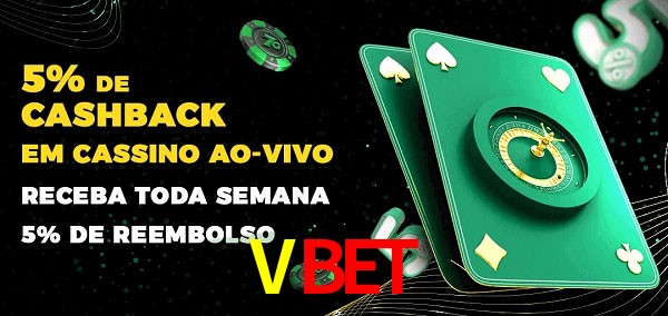 Promoções do cassino ao Vivo Vbet
